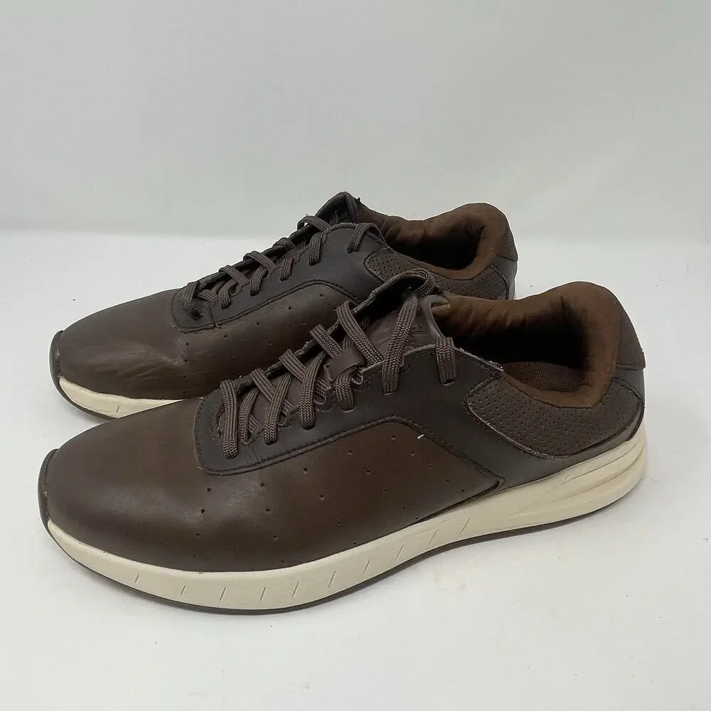 Walter Hagen Golf Shoes Spikeless, Ortholite, Brown Leather, Casual Mens 12